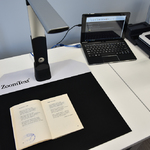Wyposażenie biblioteki w sprzęt umożliwiający czytanie książek przez osoby niewidome.